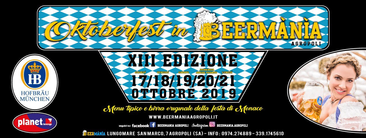 tredicesima edizione dell’Oktoberfest in Beermànìa